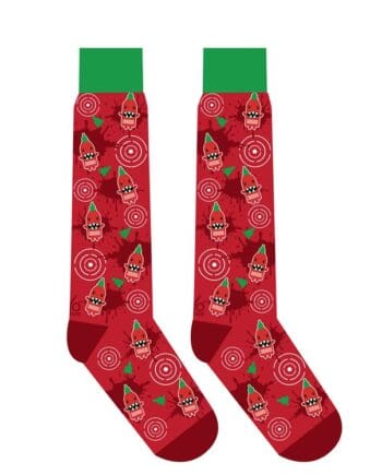 Yo Sox Angry Sriracha design Women's novelty knee-high socks