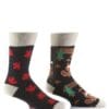 Yo Sox men's crew socks Canada & beavers design