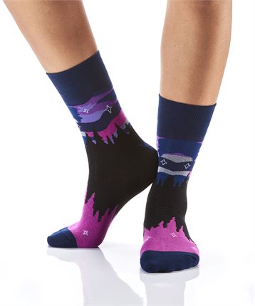 Northern Lights Crew Socks