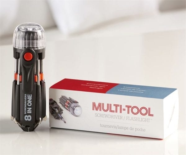 Multi-Tool with Flashlight with box