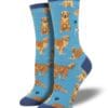 Socksmith Cocoa Christmas women's novelty crew socks