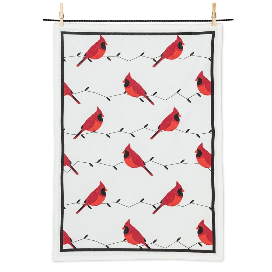 Allover Cardinals Tea Towels