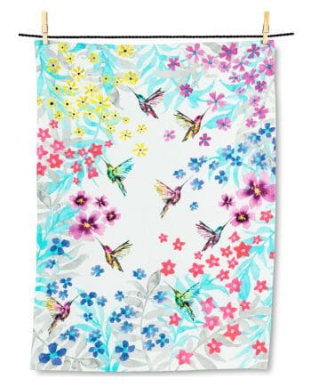 Hummingbird Garden Tea Towels