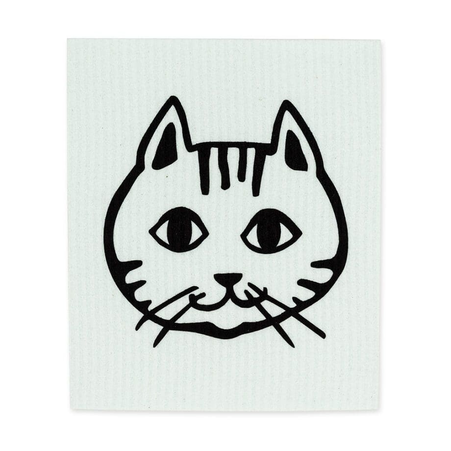 Cat Faces design The Amazing Swedish Dishcloths