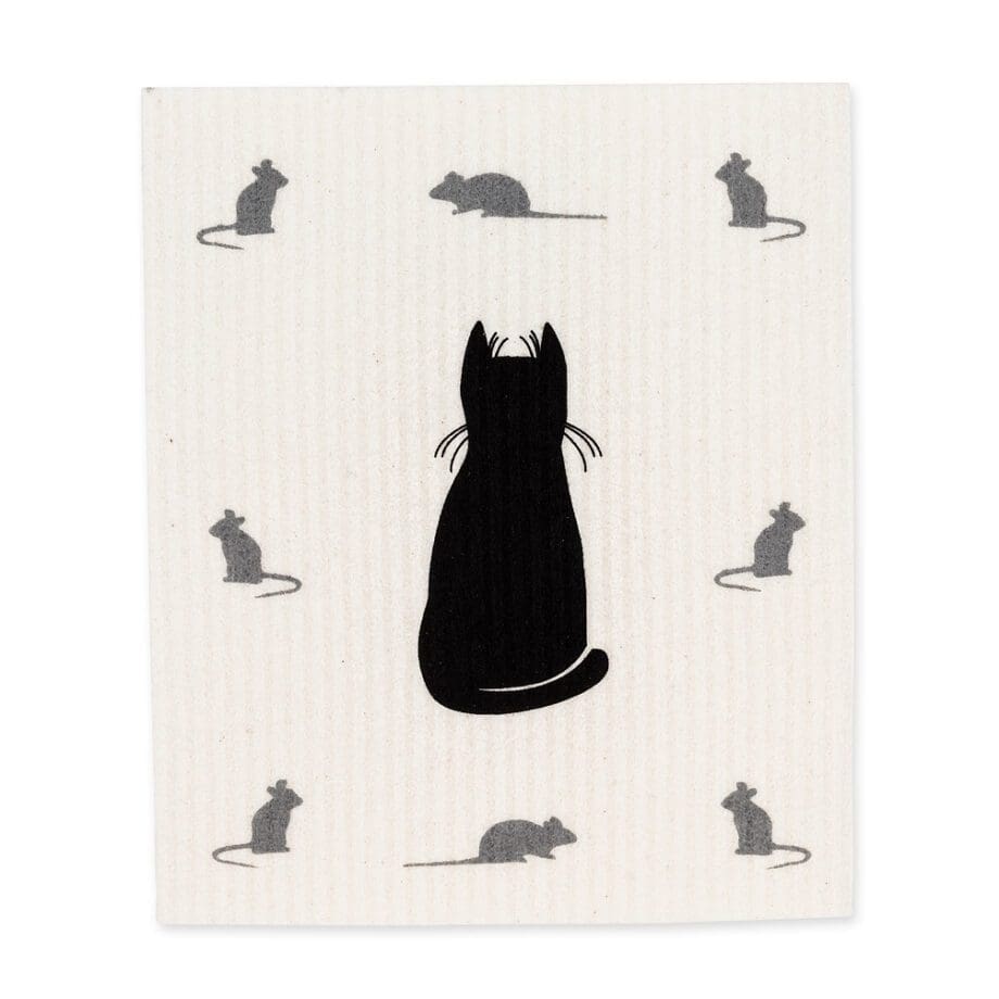 Cat & Mice amazing Swedish Dishcloths
