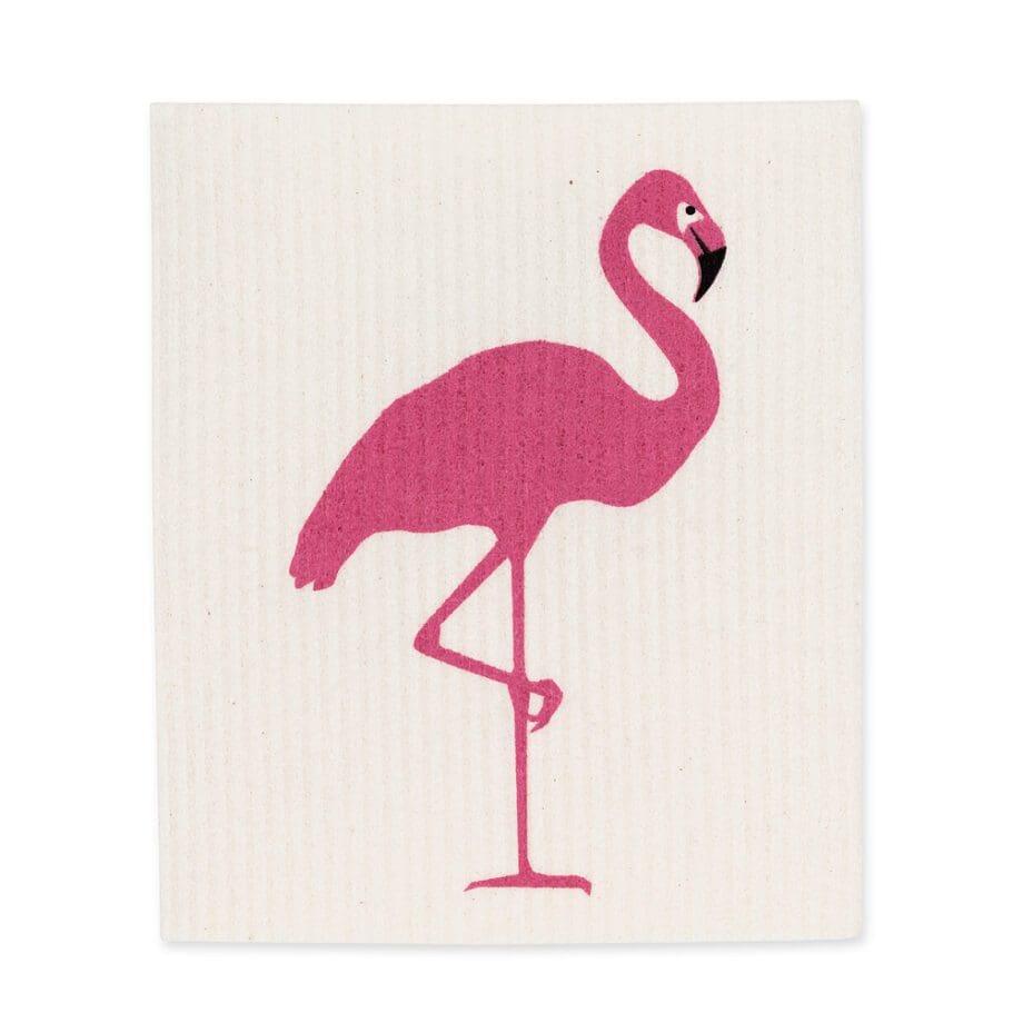 Flamingo Amazing Swedish Dishcloth