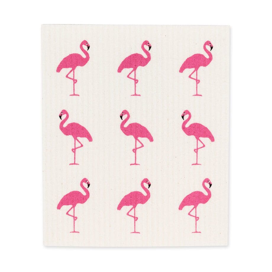 Flamingo Amazing Swedish Dishcloth