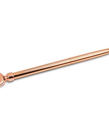 Rose Gold slim pen with bird on top