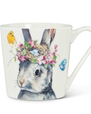 Rabbit with Nest 12 oz. Mug