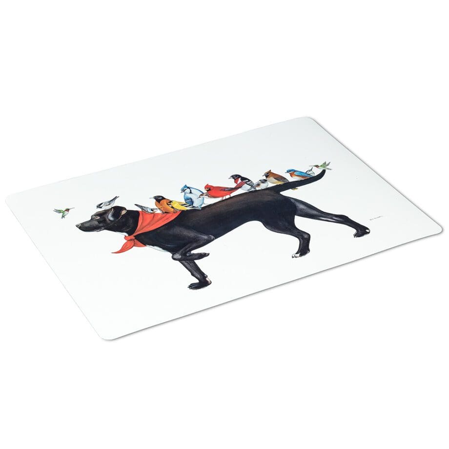 Dog & Birds placemat