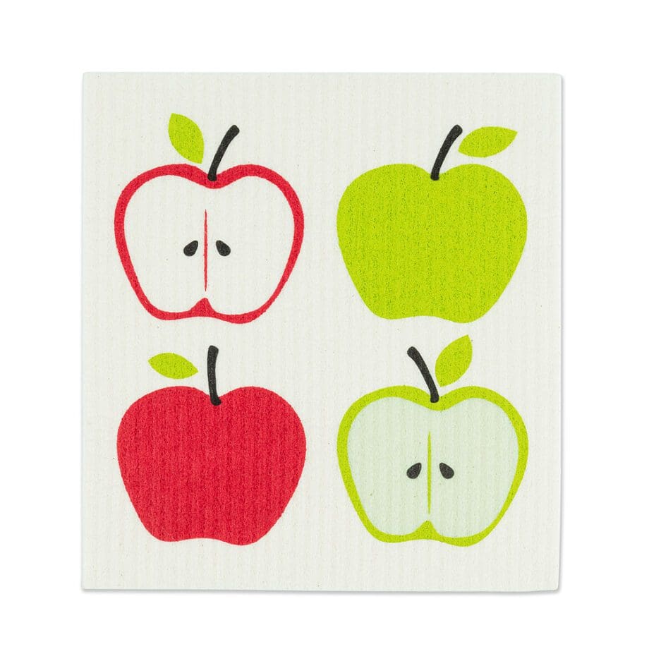 Apples Design Amazing Swedish Dishcloths