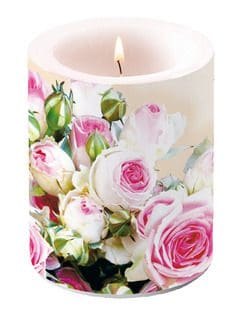 "Maxima Cream" Large Decorative Candle