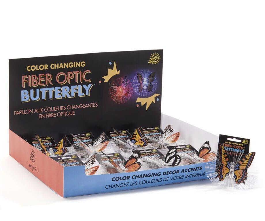 Fiber optic LED Butterflies