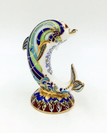 3" Porcelain Dolphin Figurine