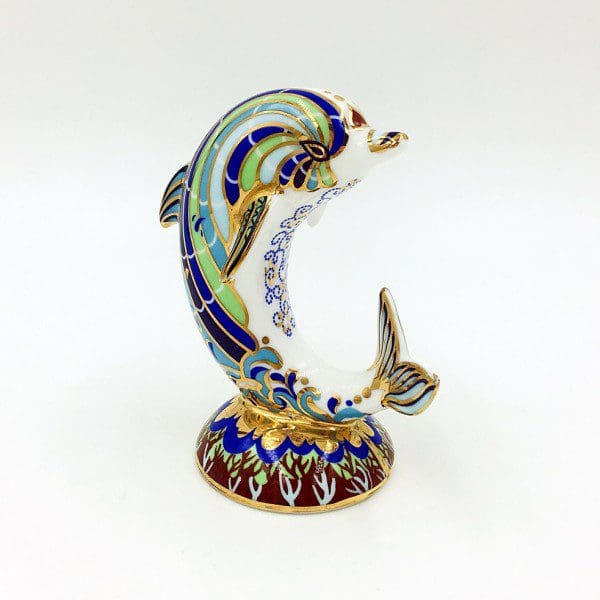 3" Porcelain Dolphin Figurine