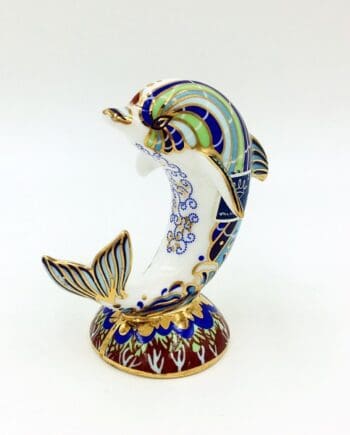 3" Porcelain Dolphin Figurine