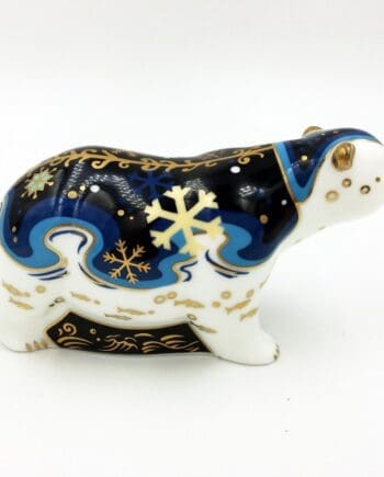 3" Porcelain Polar Bear Figurine