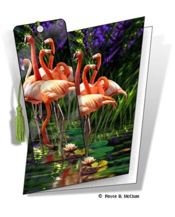 Flamingos 3 D Gift Card