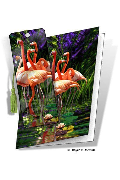 Flamingos 3 D Gift Card