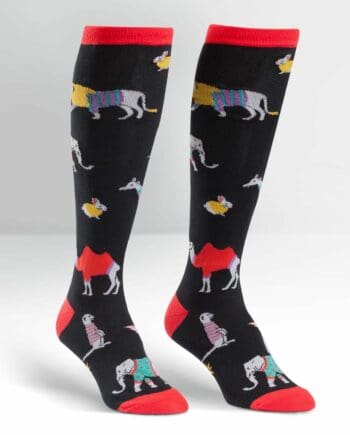 Sweater Sarfari design women's novelty knee high socks