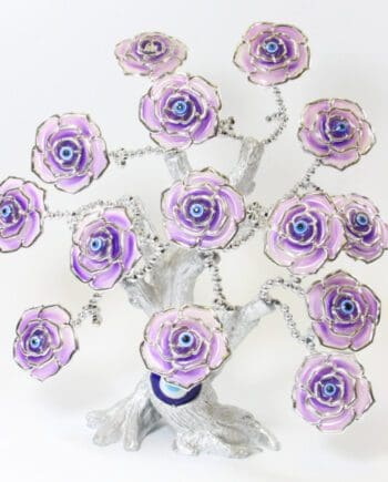 "Purple Rose" Lucky Tree Flower Design