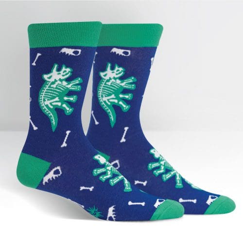 Arch-eology Men's novelty crew socks