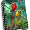 Parrots Scarlet Blue & Gold Notebook