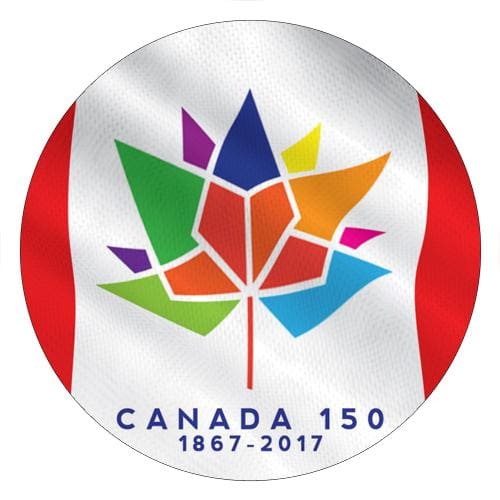 Canada 150 Sticker New logo