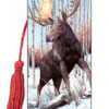 Canada 150 Flip wolf-moose bookmark