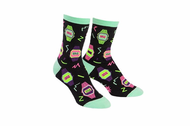 Just in Time design women's novelty crew socks