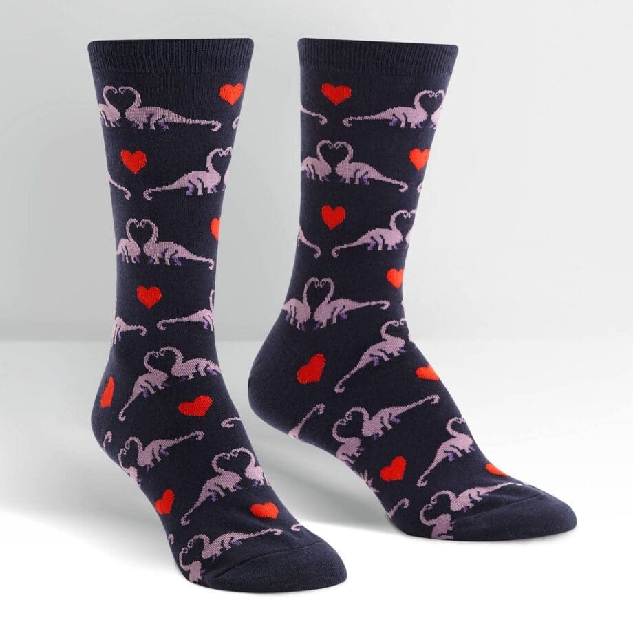 Happy You Exist design Women's novelty crew socks