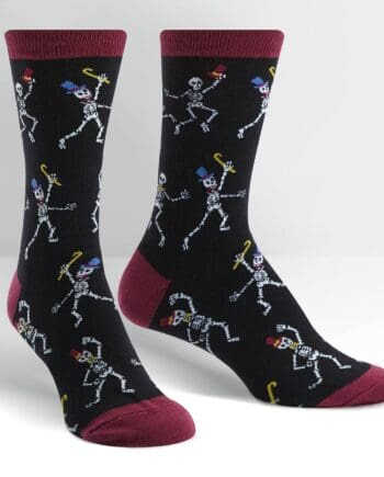 Sir Skeleton Women's novelty crew socks