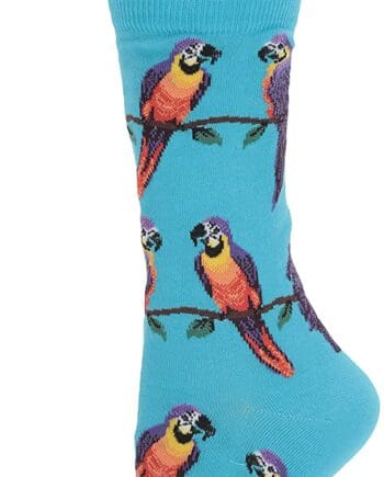 "Macaws" Women's Novelty Crew Socks by HOTSOX