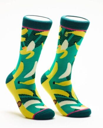 "Monkey Faces" Unisex Novelty Crew Socks by Woven Pear