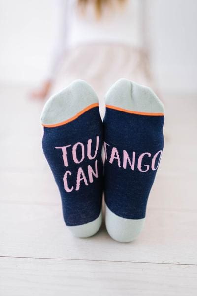 "Toucan Tango" Unisex Novelty Crew Socks by Woven Pear