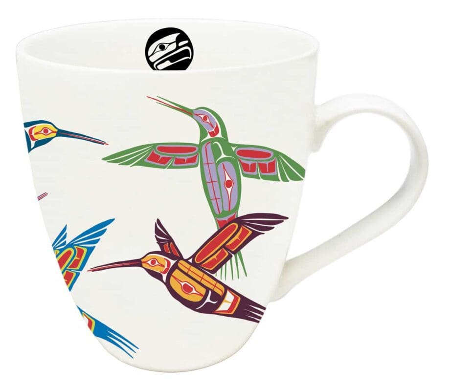 "Four Hummingbirds" 18 oz. Signature Mug by Artist Ben Houstie