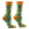 "Owl Power" Women's Novelty Crew Socks