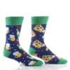 "Beer and Pizza" Men's Novelty Crew Socks by Yo Sox