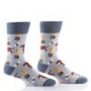 "Top Dog" Men's Novelty Crew Socks by Yo Sox