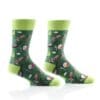 "Bacon In the Wild" Men's Novelty Crew Socks by Yo Sox