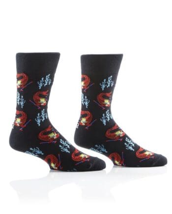 "Don´t Be Coy (Goldfish)" Men's Novelty Crew Socks by Yo Sox