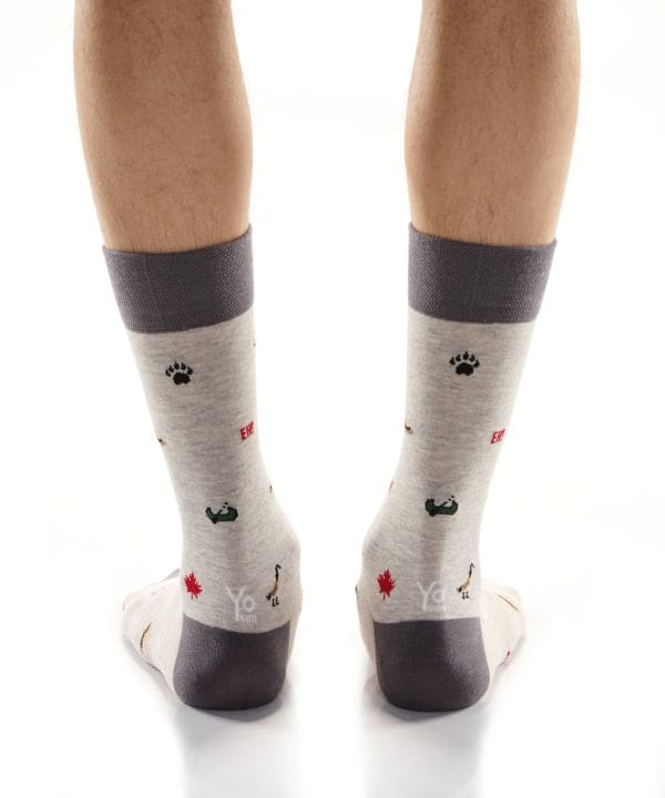 "Canada Mini" Men's Novelty Crew Socks by Yo Sox