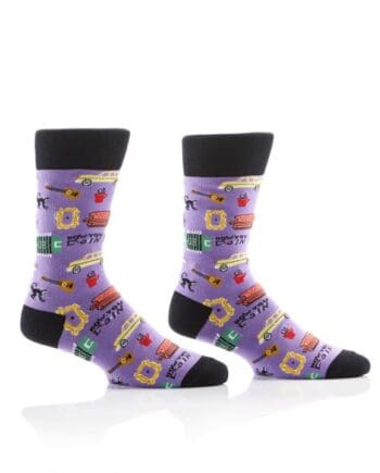 "Coffee Time" Men's Novelty Crew Socks by Yo Sox