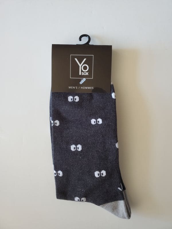 "Mini Eyes" Men's Novelty Crew Socks by Yo Sox
