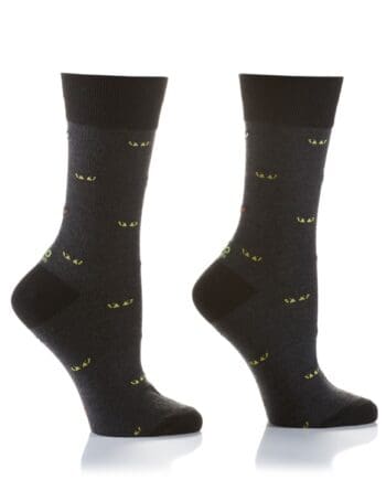 "Mini Cat Eyes" Women's Novelty Crew Socks by Yo Sox