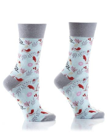 Wild Winter design Women's Novelty Crew Socks by Yo Sox