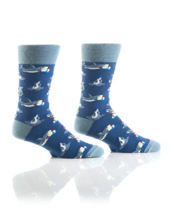 Pool Shark Men's Novelty Crew Socks by Yo Sox