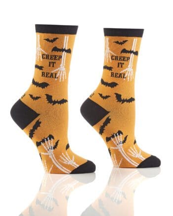 Creep It Real Novelty Crew Socks by Yo Sox