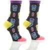 Candy Skull Women's Novelty Crew Socks by Yo Sox