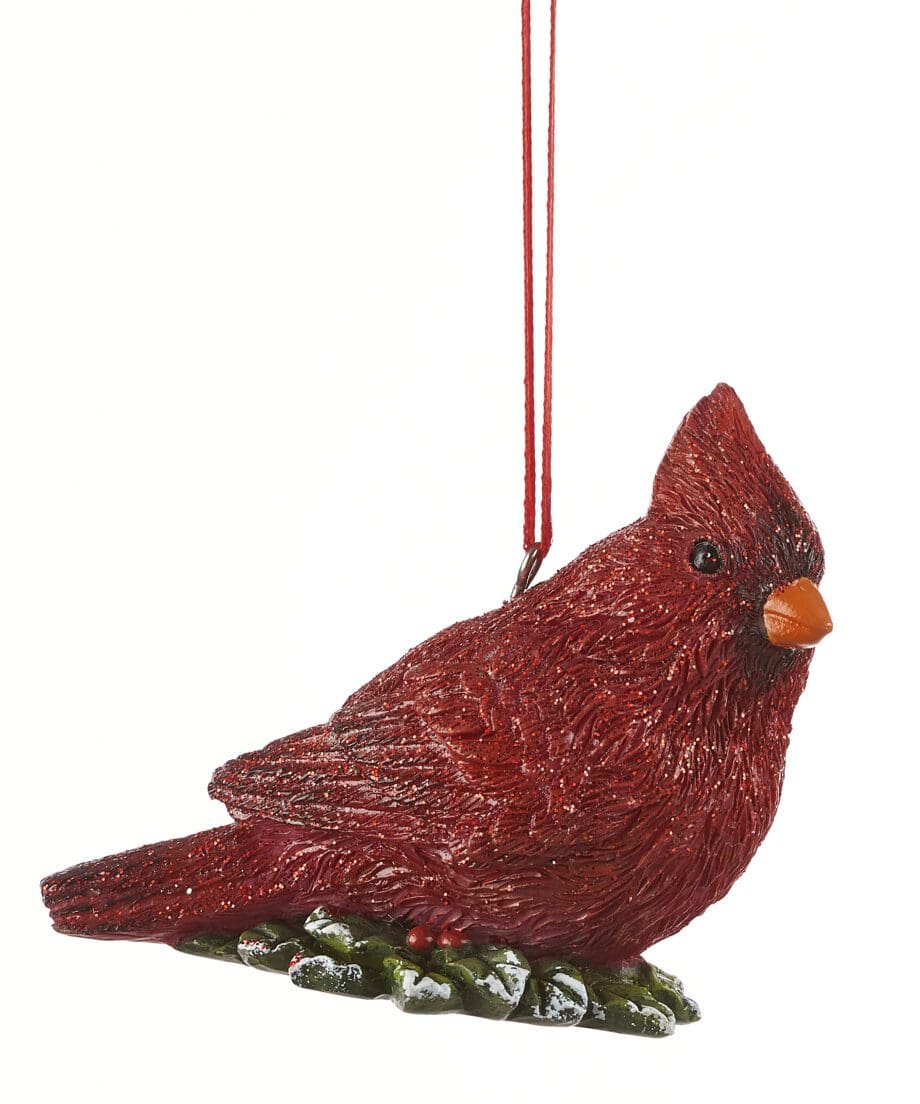 3" Red Cardinal Ornament